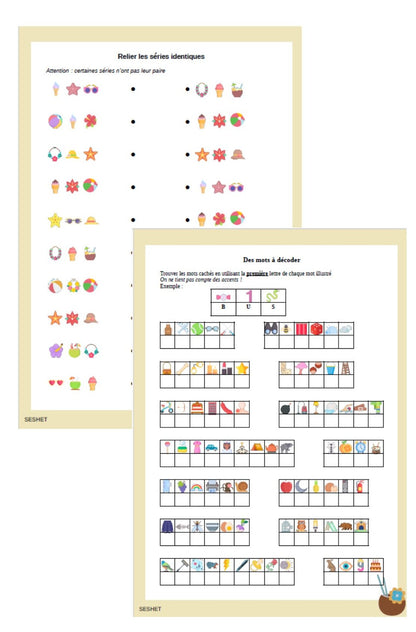 Cahier de vacances 2025