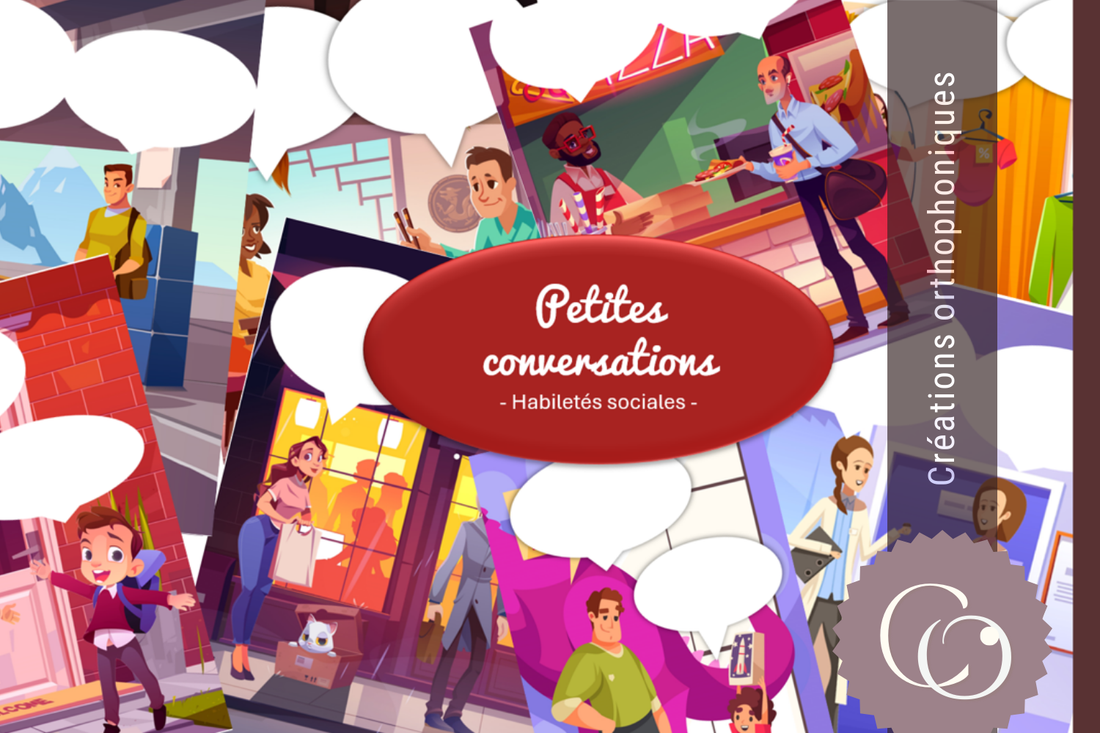 support orthophonique pour travailler les conversations