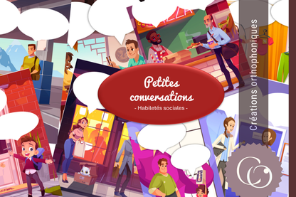 support orthophonique pour travailler les conversations