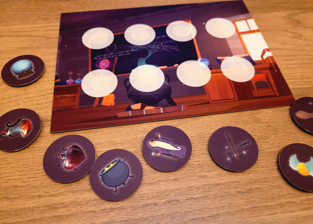 2 plaquettes de jetons (thème au choix)