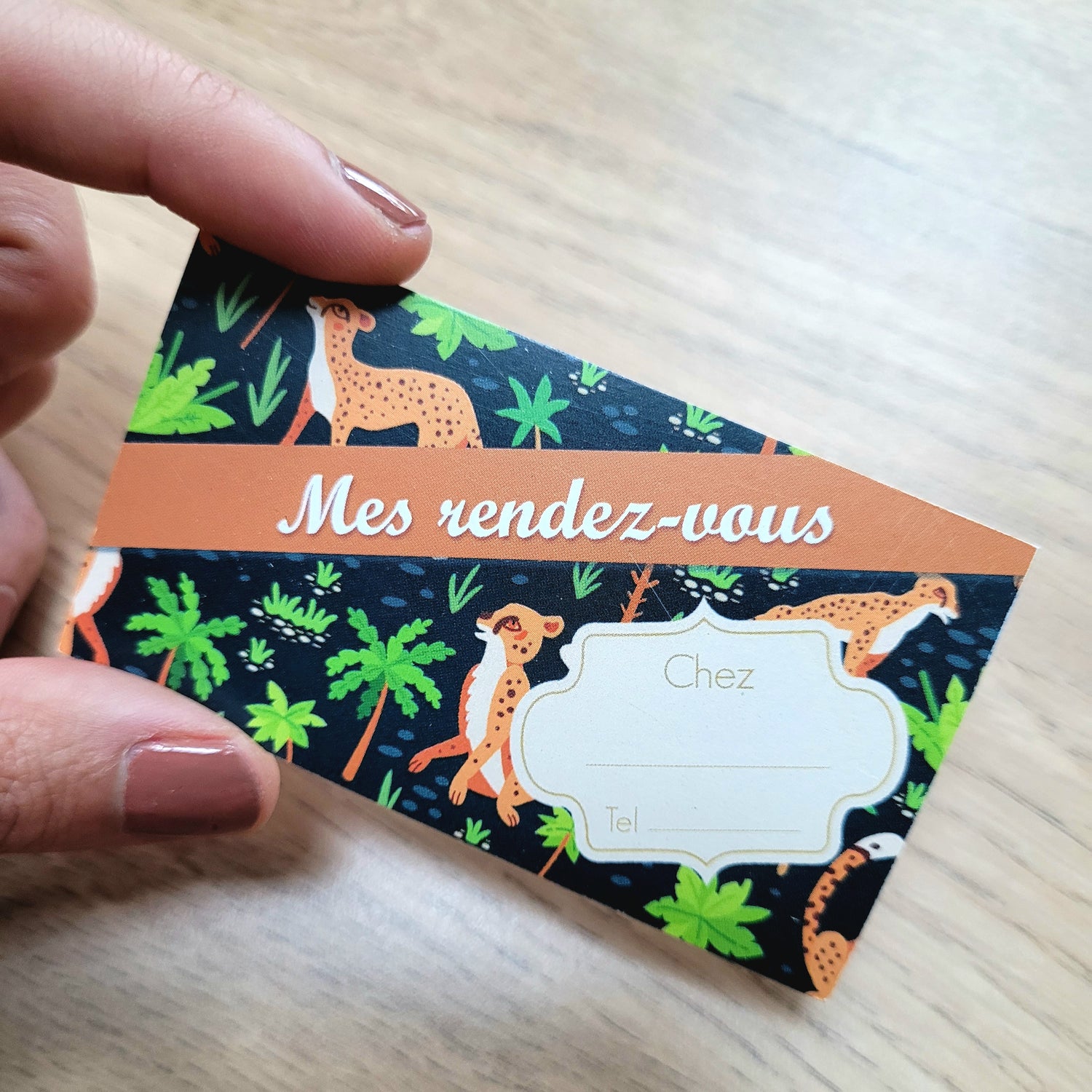 Cartes &quot;Mes rdv chez...&quot;