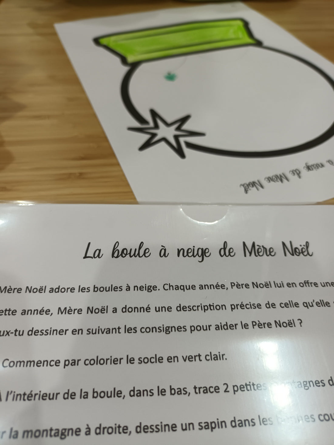 La boule à neige de Mère Noël