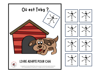 Ensemble de Livres CAA sur le thème des prépositions spatiales