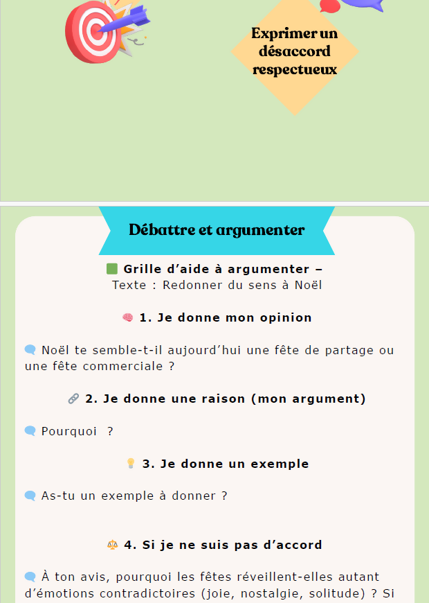 Du texte au Débat - Joyeux Noël!