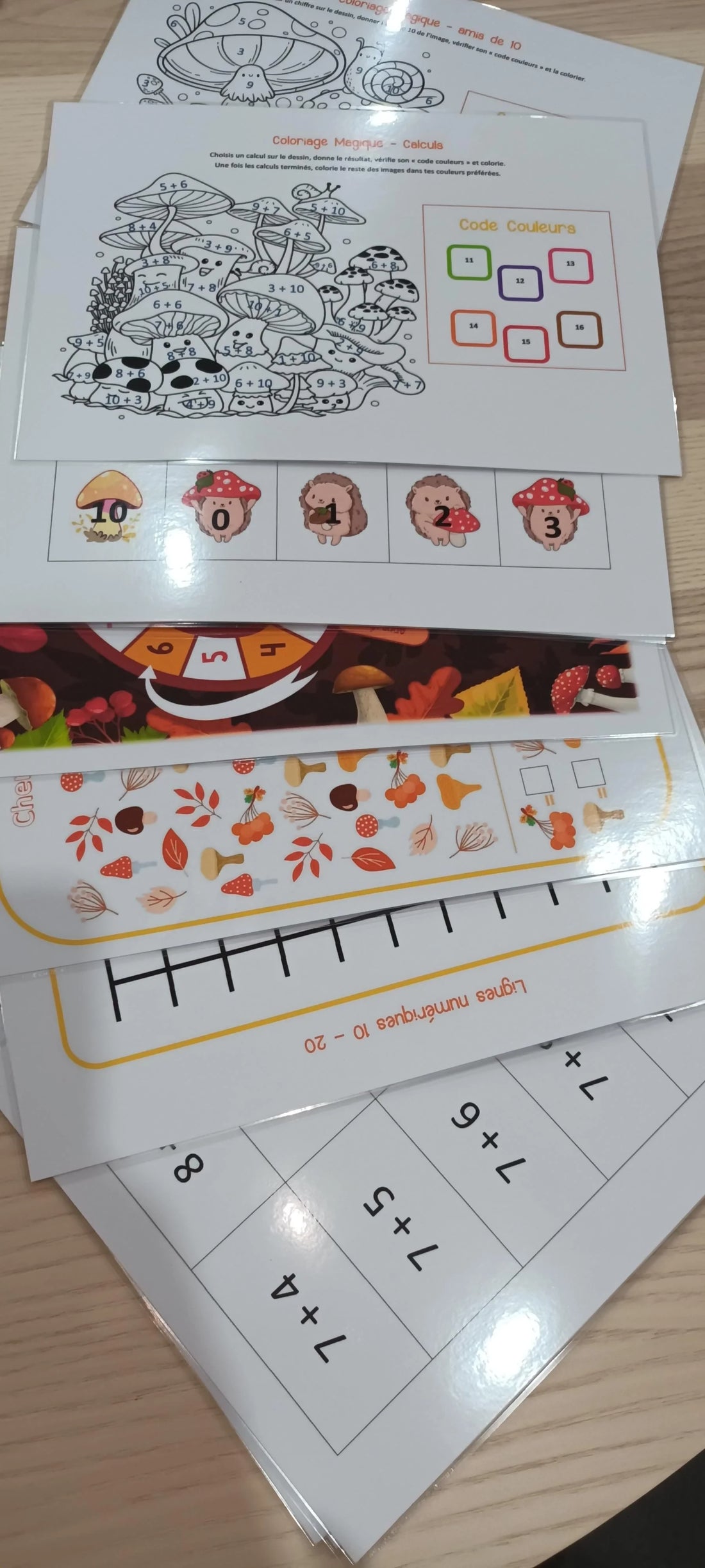 Extension pochette Automne Math