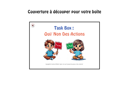 Task Box Oui/ Non Vêtements, Action, Météo
