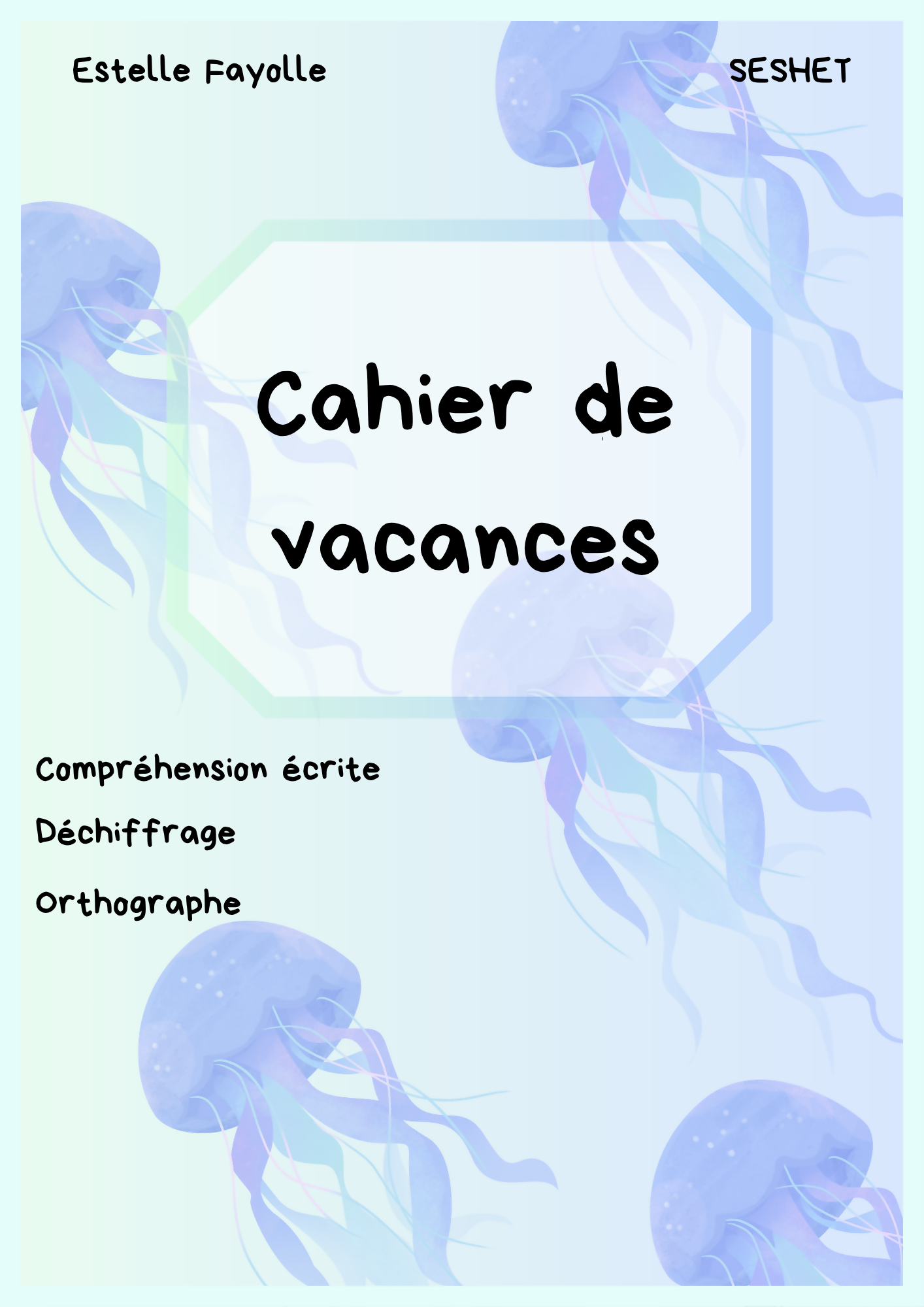 Cahier de vacances : langage écrit (PDF)