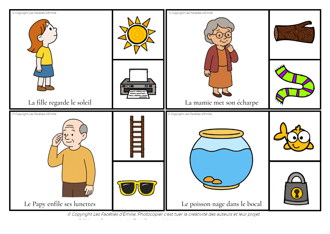 Compréhension : Lis (ou écoute) et dessine