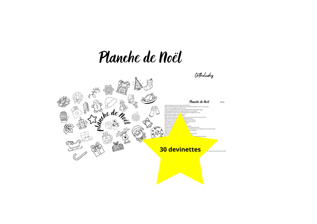 Planche de Noël