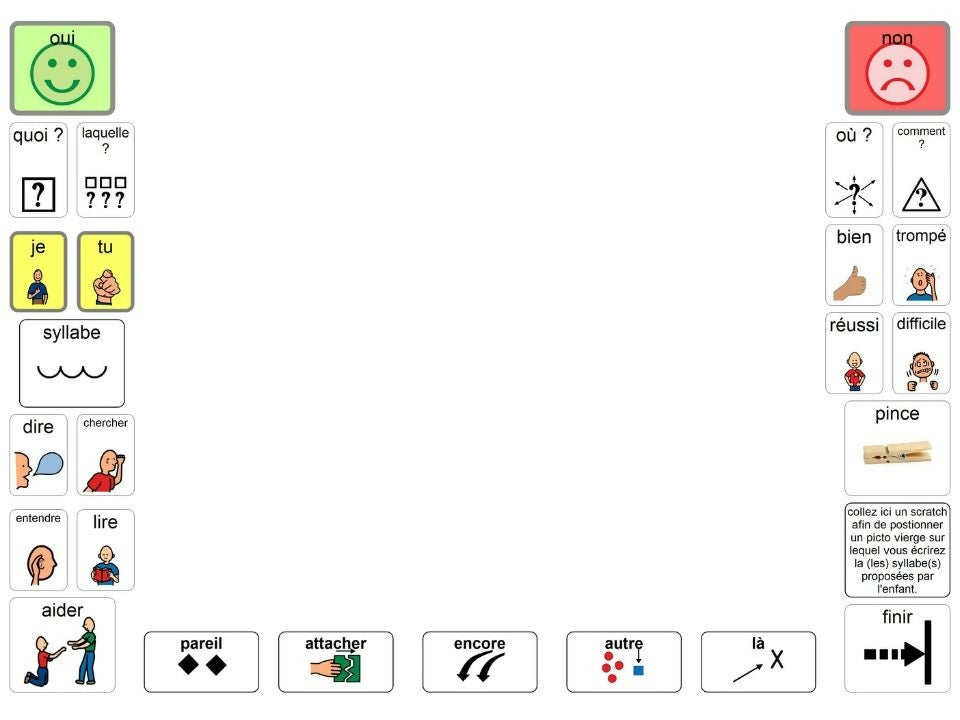 Cartes à Pince Il ou Elle + sous Main CAA
