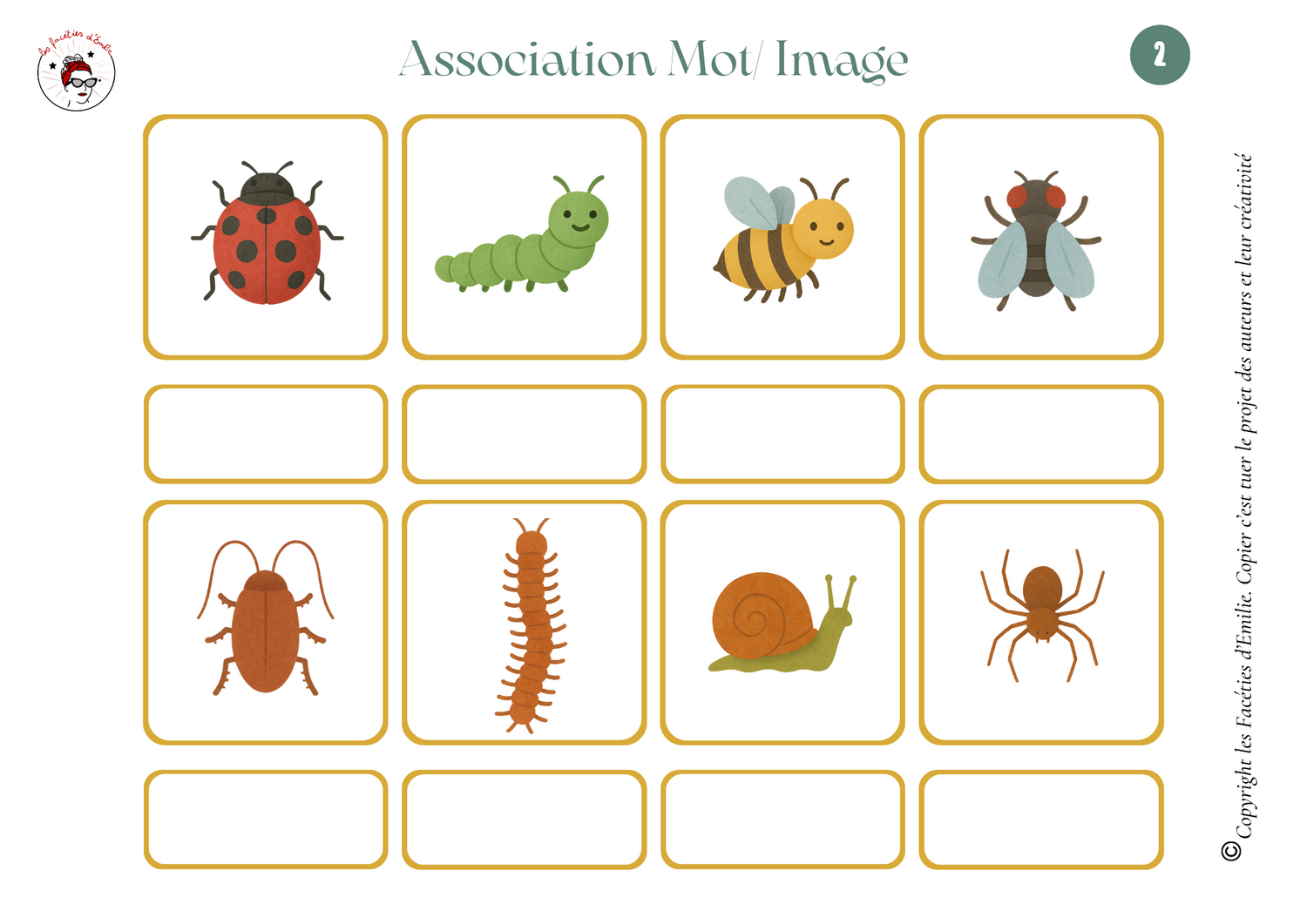 Association Mots/Images idéal clavier prédictif TD Snap
