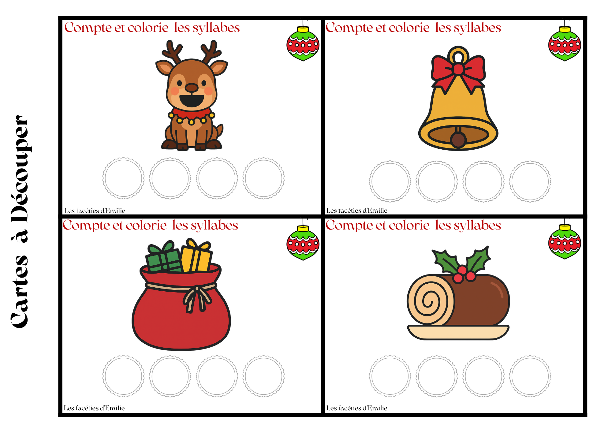 Littératie de Noël, activitées adaptées à la CAA