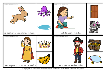 Compréhension : Lis (ou écoute) et dessine