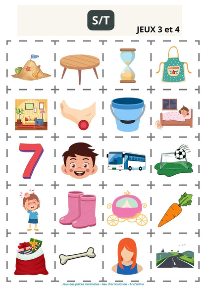 Jeux des paires minimales