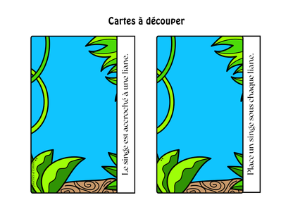 Task Box Lis et Construis &quot;La forêt tropicale&quot;