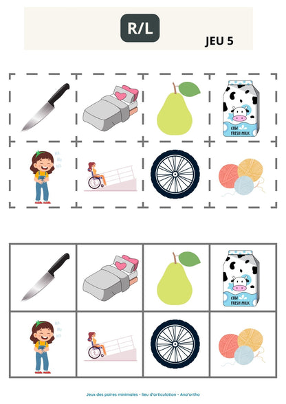 Jeux des paires minimales