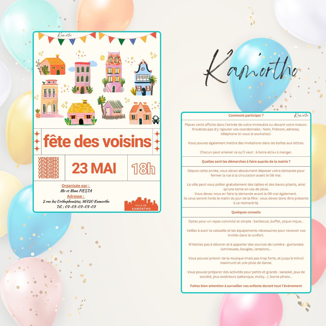 La fête des voisins