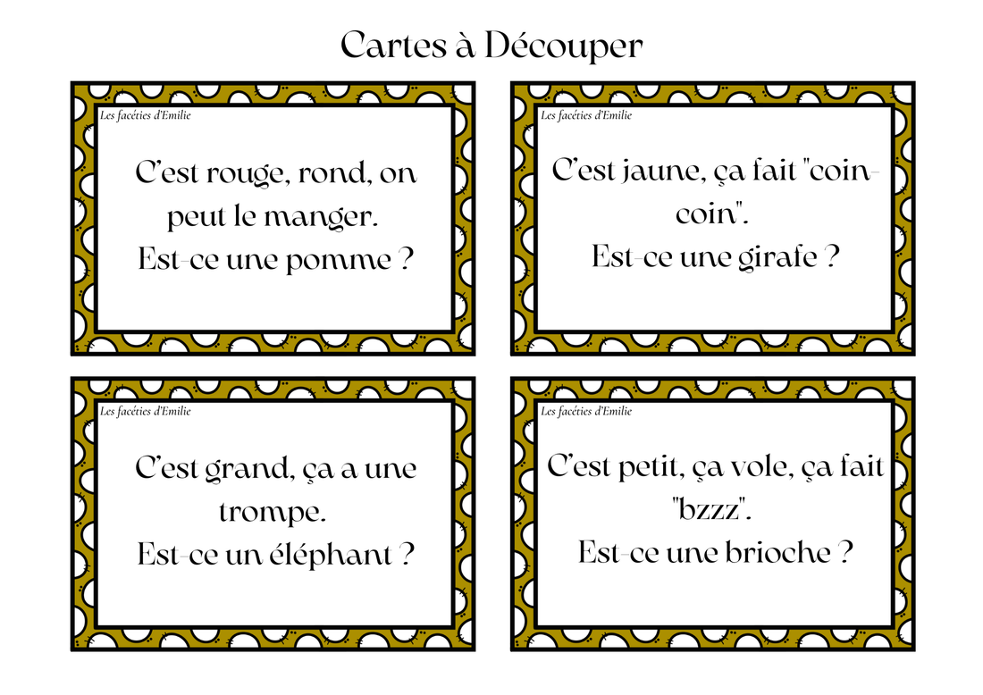 Task Box Devinettes Oui/ Non