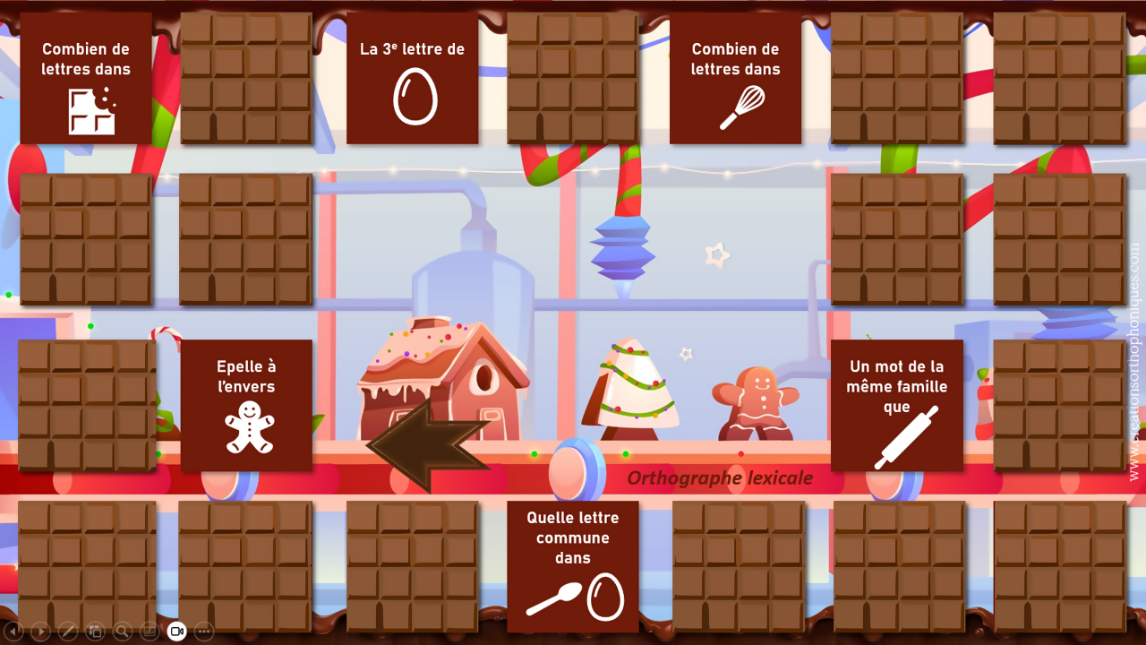 La course au chocolat - jeu de l&