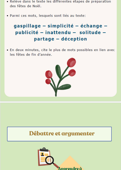 Du texte au Débat - Joyeux Noël!