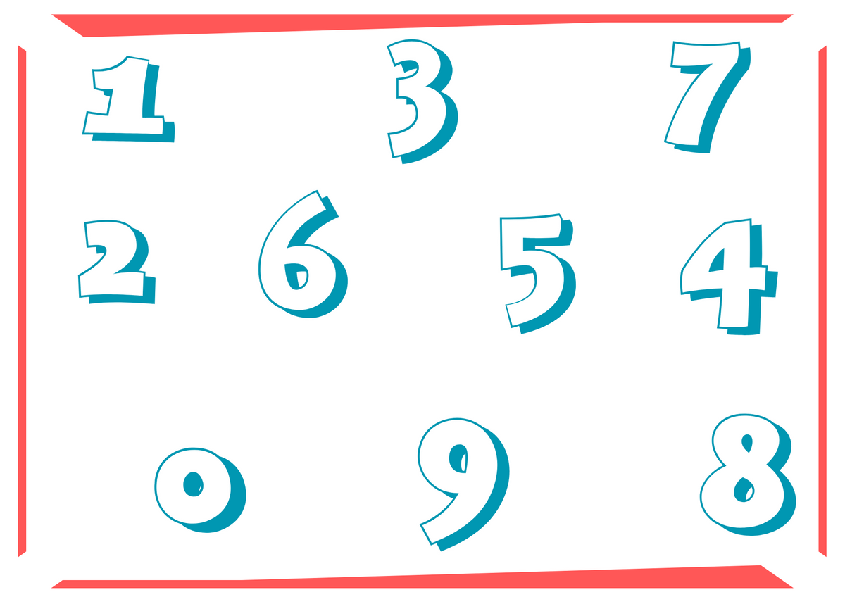 Planches lettres et chiffres pour plateau sensoriel