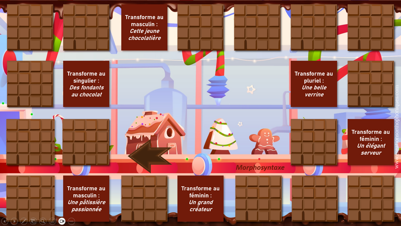 La course au chocolat - jeu de l&