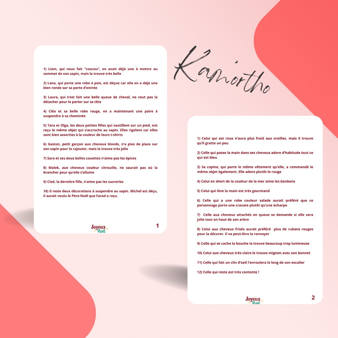 Mauvais colis - décorations de Noël