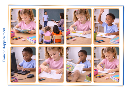 Ensemble de 5 Loto et Mémory des Actions