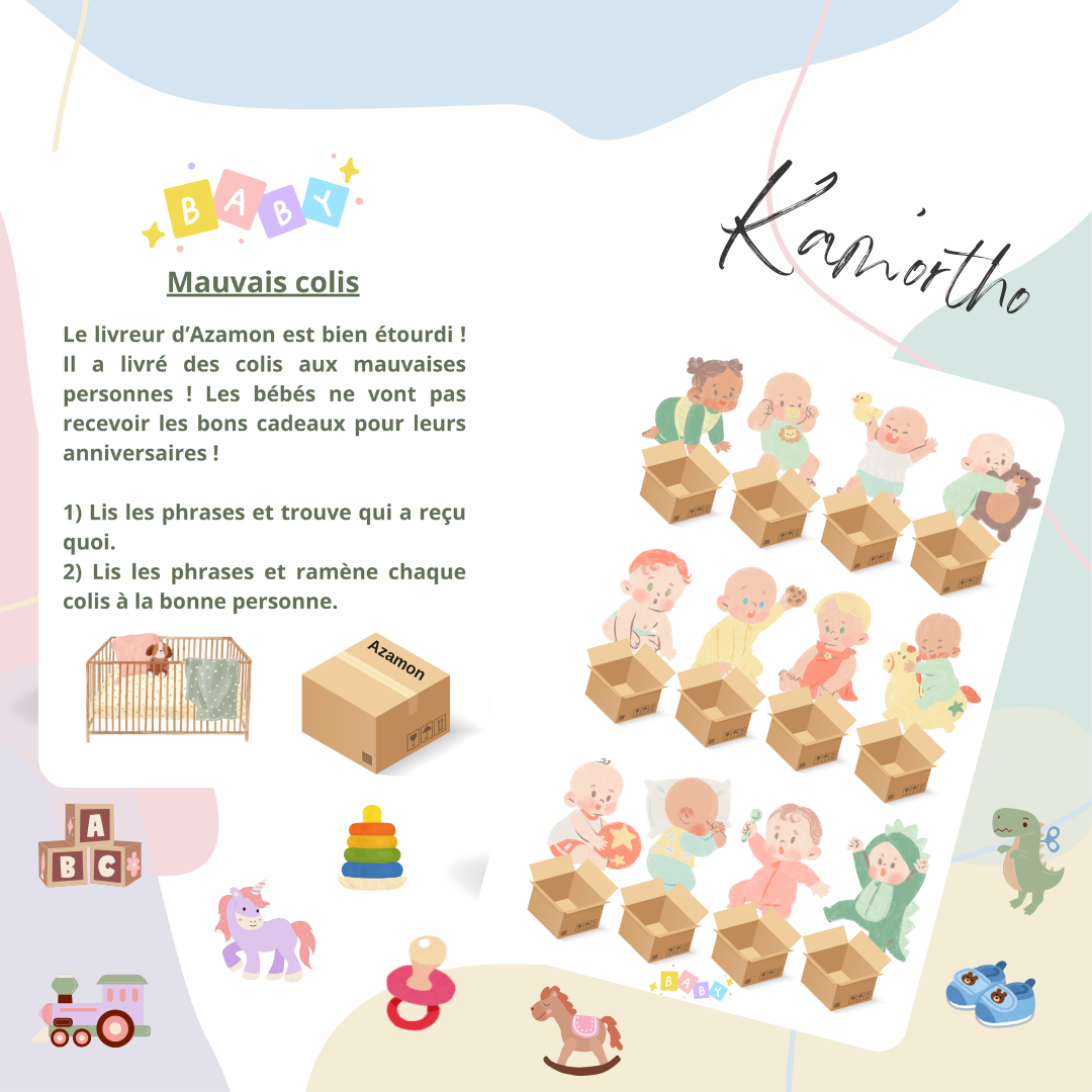 Mauvais colis - Anniversaires (bébés)