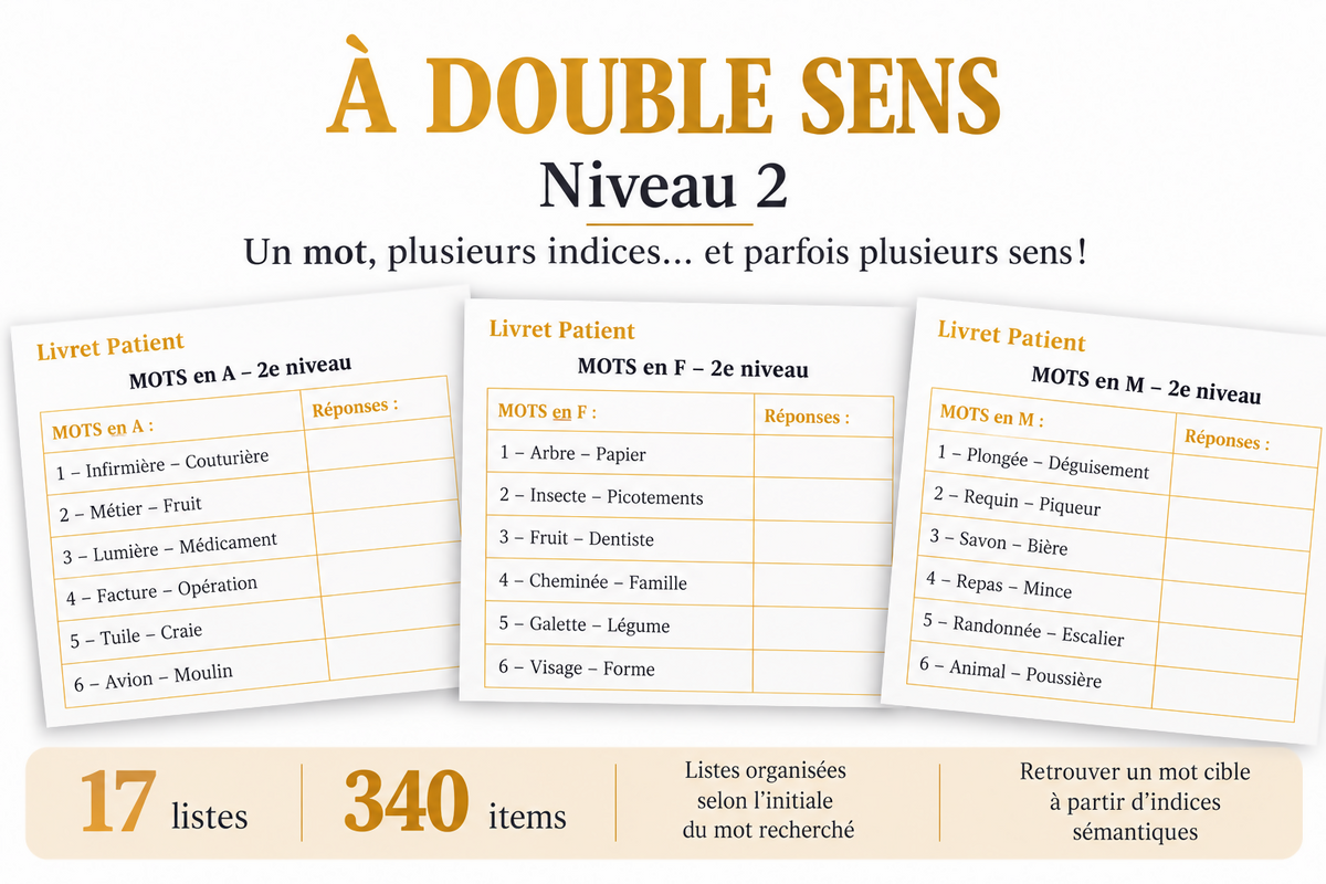 À DOUBLE SENS – Niveau 2