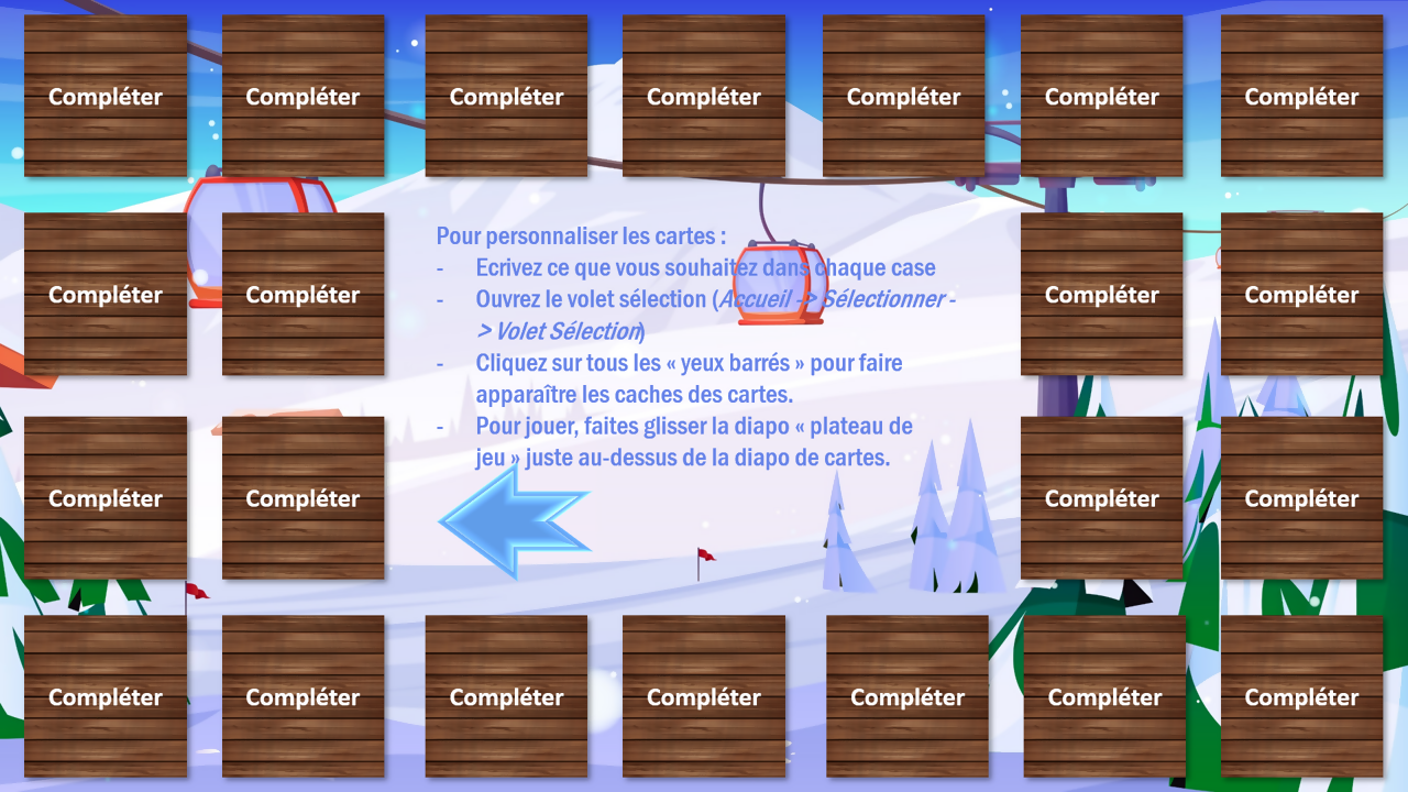 Défis sur les pistes - jeu de l&