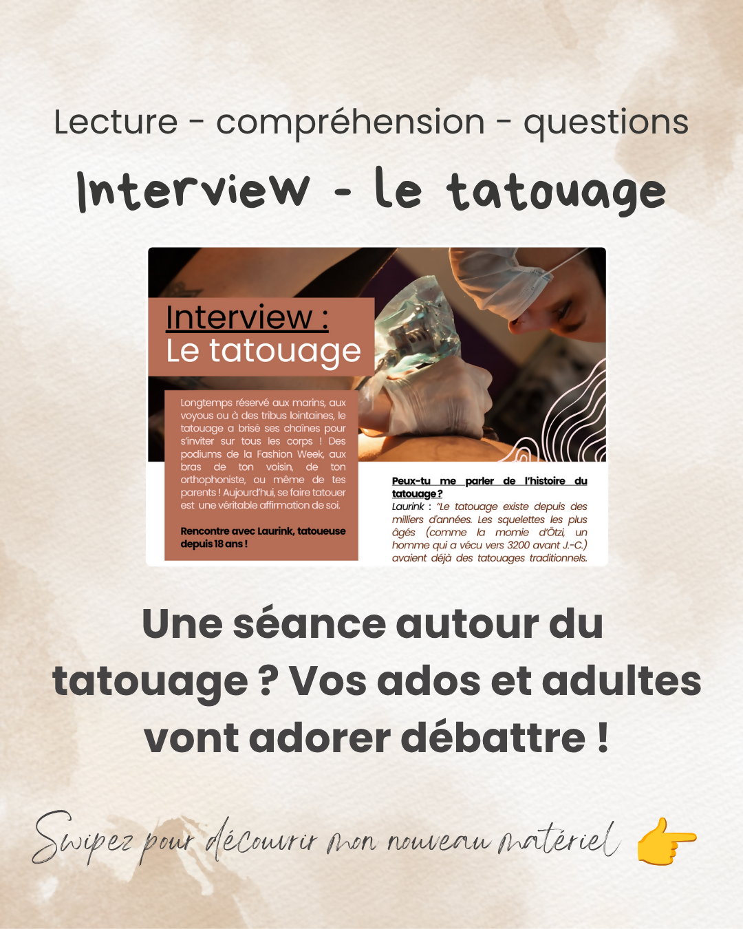 Interview - Le tatouage