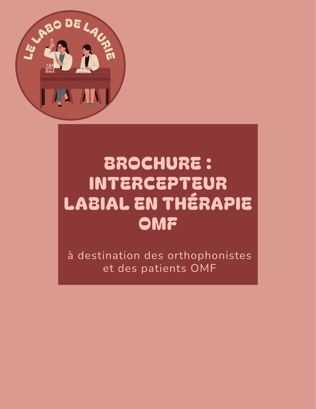 Brochure explicative - intercepteur labial
