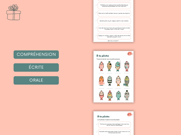 Ã€ la pÃªche- Phrases affirmatives - Ortho_inspire