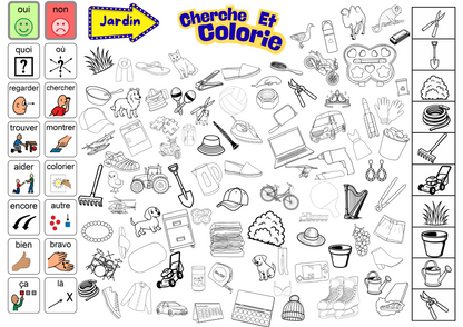 Cherche et Colorie, Activité CAA