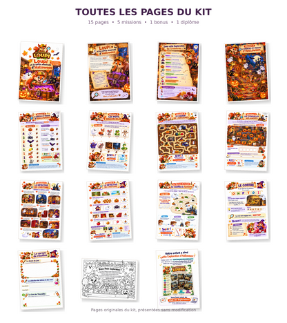 Les Explorations de Loupi - Activités ludiques pour apprendre en s&