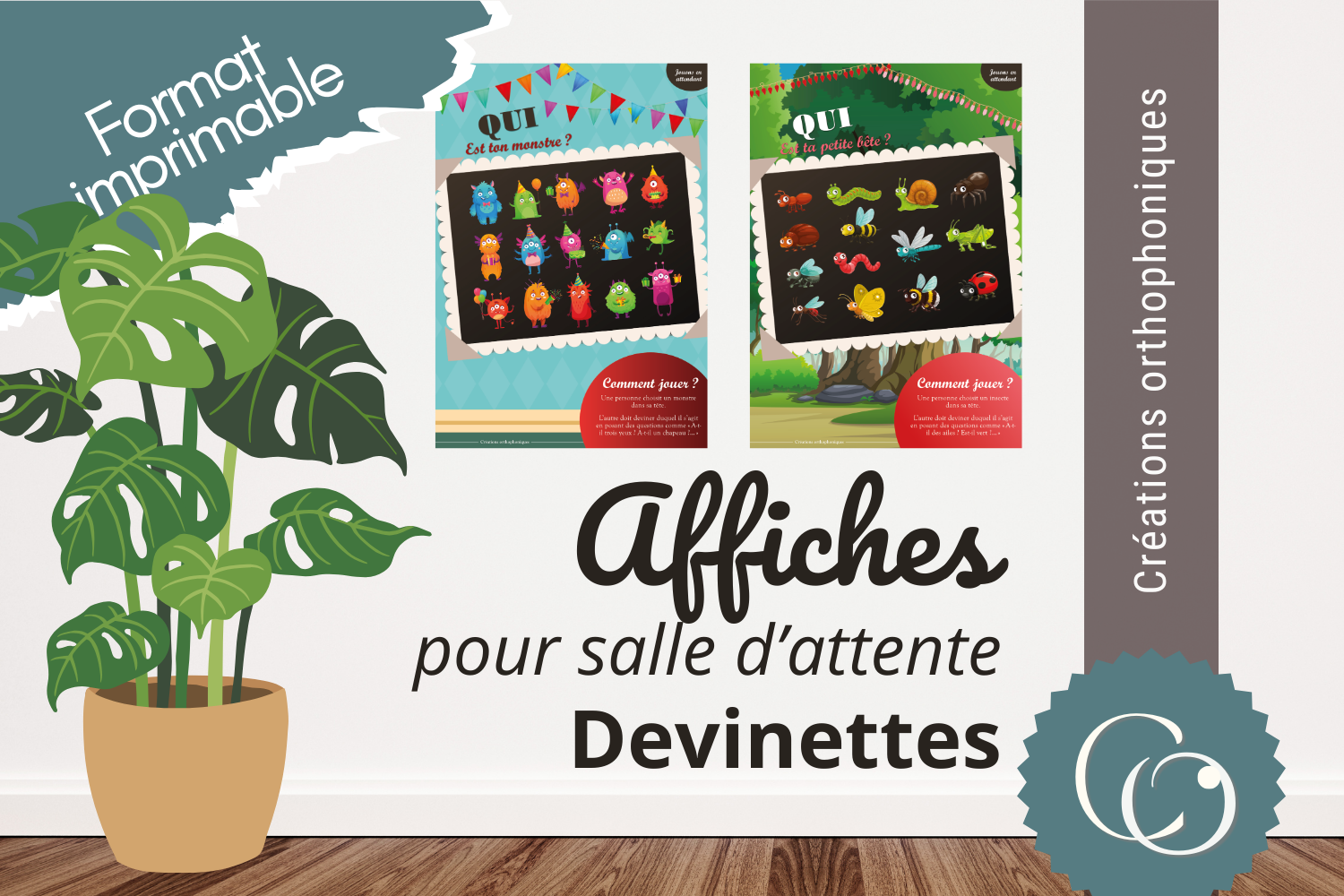 Affiche pour salle d&