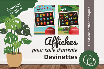 Affiche pour salle d&