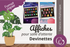 Affiches jeux pour salle d&