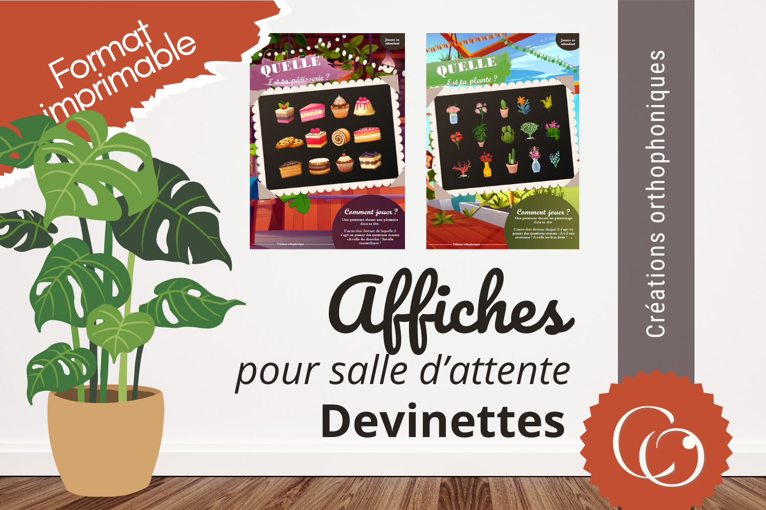 Affiches jeux pour la salle d&