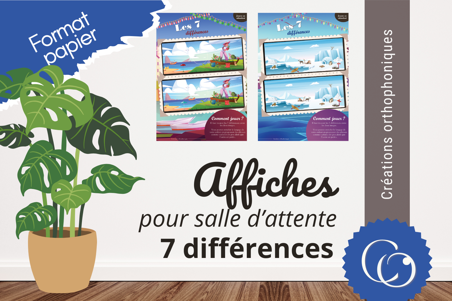 Affiches jeux pour salle d&