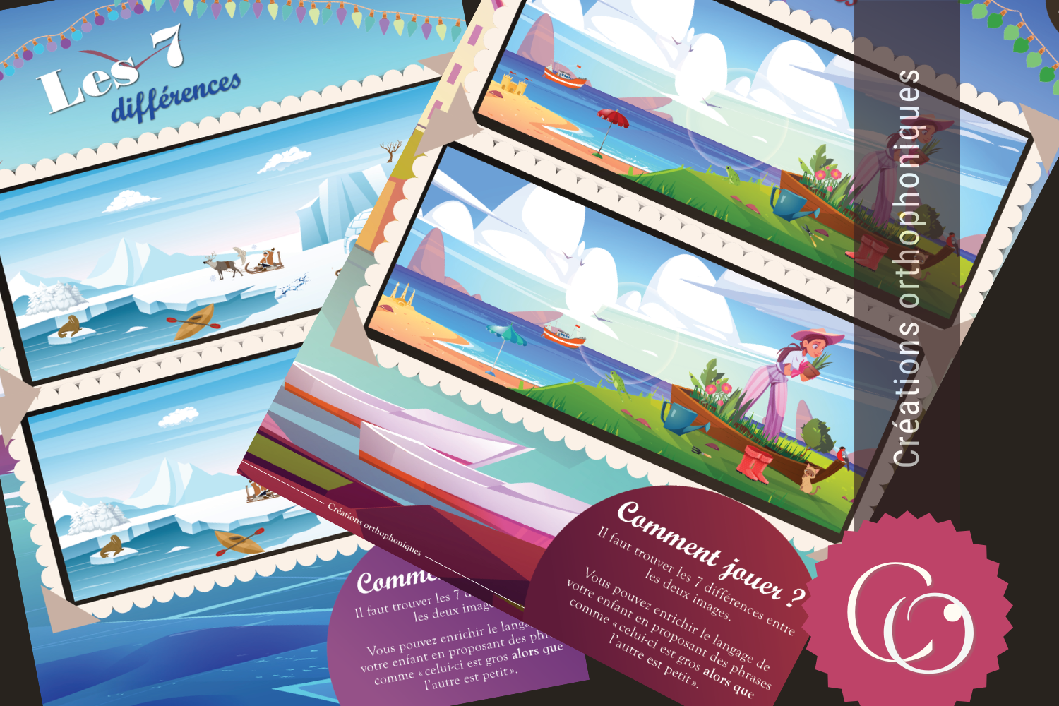 Affiches jeux pour salle d&