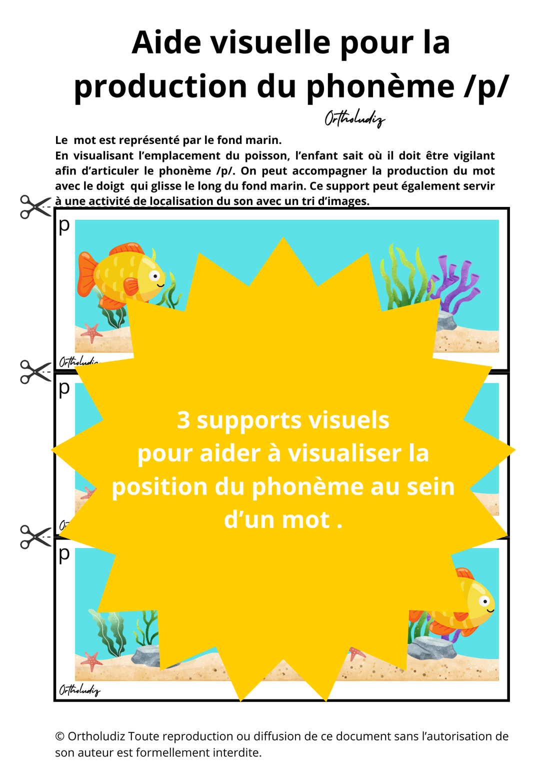 Aide visuelle articulation P