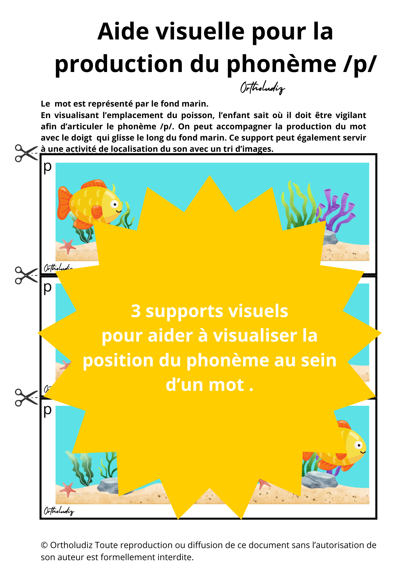 Aide visuelle articulation P