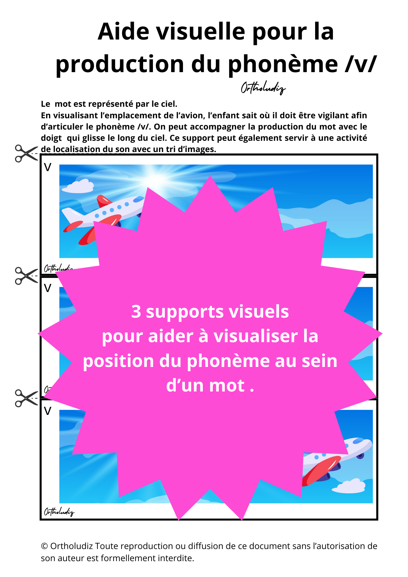 Aide visuelle v avion