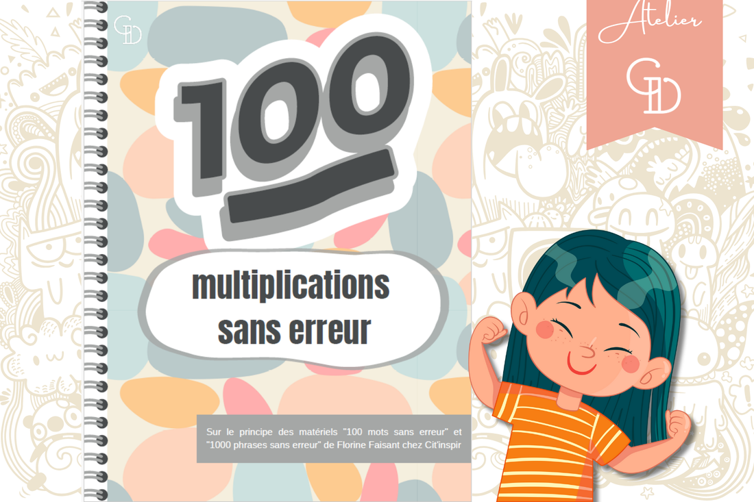 support orthophonique pour les tables de multiplication