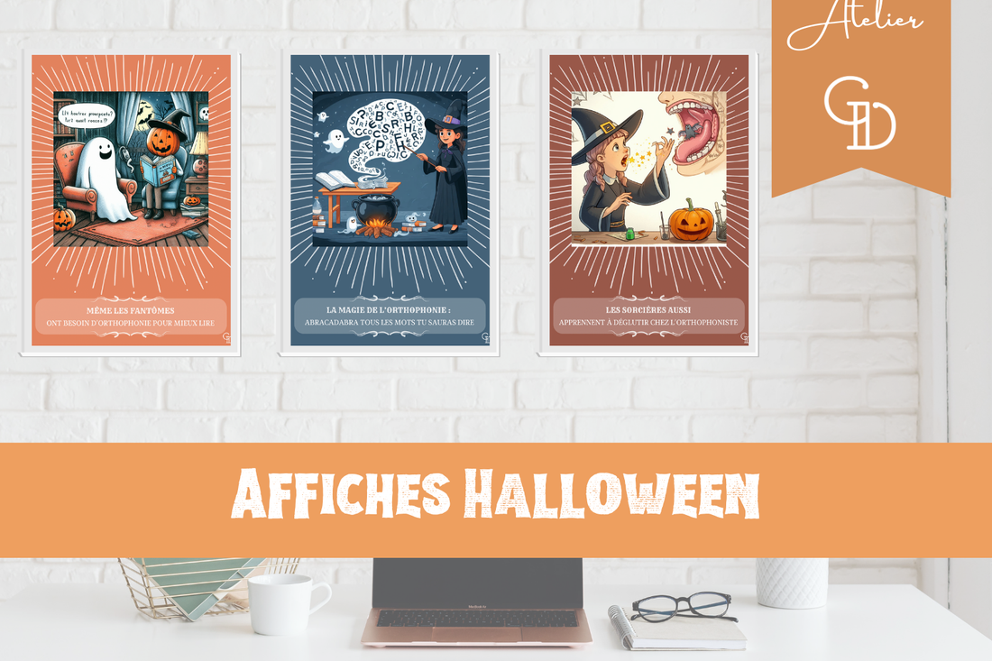 Affiches Orthophonie &amp; Halloween