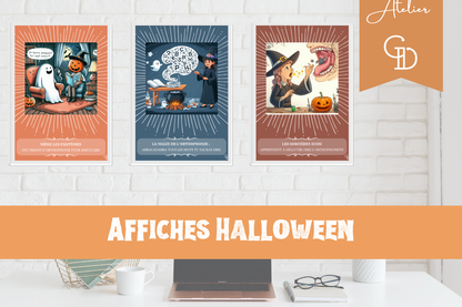 Affiches Orthophonie &amp; Halloween