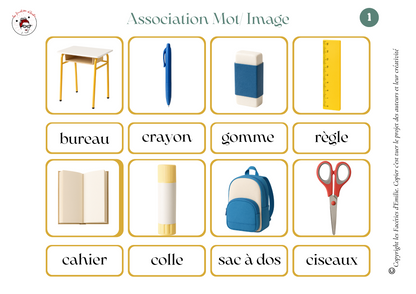 Association Mots/Images idéal clavier prédictif TD Snap