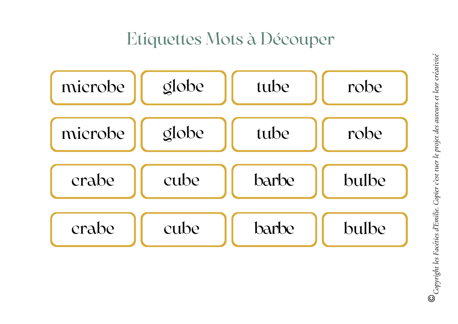 Phonologie : Association Mot Image par Son